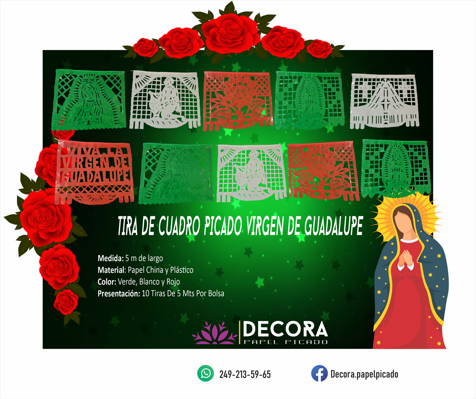 Carpeta de virgen de guadalupe